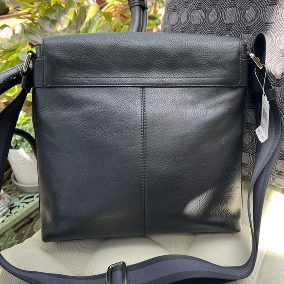 COACH F72108 SULLIVAN SMALL MESSENGER IN SPORT CALF LEATHER BLACK NWT - Picture 2 of 10